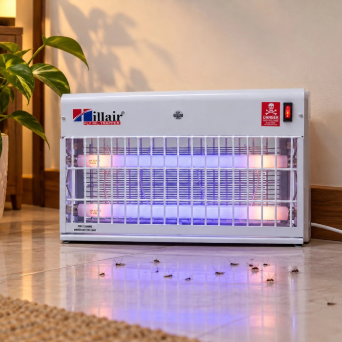 HILLAIR C-1500 Fly Kill-Trapper Machine for Home Kitchen Kids Bedroom Hotels Electric Insect Killer Indoor, Outdoor (Suction Trap)