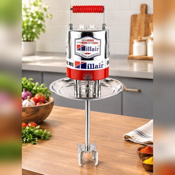 HILLAIR Electric Madhani 1400 RPM 80/125W, 100% Copper Winding Motor Butter Maker Churn ()