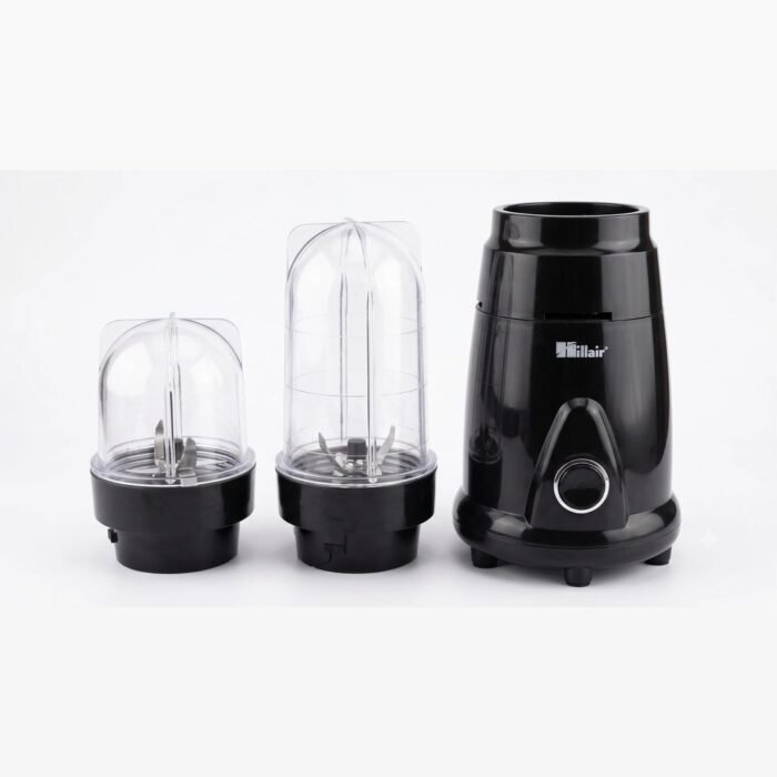 HILLAIR Blender 400 W Mixer Blender (Kitchen Master Food Grinder | 2 Jars | Black)